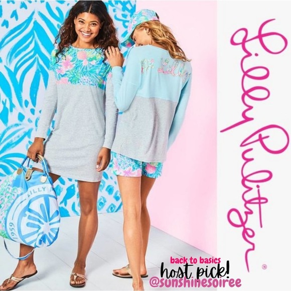Lilly Pulitzer Swizzle In Finn T-Shirt Shift Dress - Picture 12 of 12